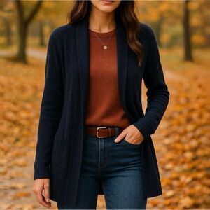 LOFT Navy Women's Cardigan